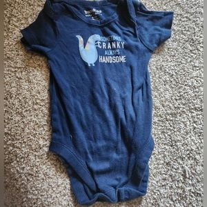 Baby Place Dinosaur onesie Sometimes Cranky Always Handsome. 6-9 months.